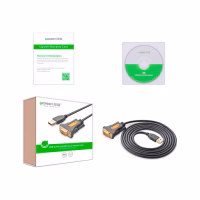 Кабель для передачі даних USB to COM M 3.0m DB9 RS-232 CR104 black Ugreen (20223) - Image 4