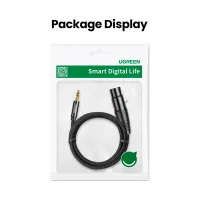 Кабель мультимедійний 3.5mm M to XLR F 2.0m AV182 black Ugreen (20244) - Зображення 12