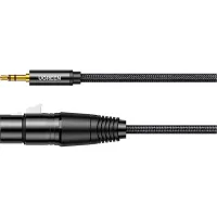 Кабель мультимедійний 3.5mm M to XLR F 2.0m AV182 black Ugreen (20244) - Зображення 2