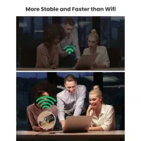 Перехідник USB 3.0 AM to RJ45 Ethernet 1000Mbps CR111 Black Ugreen (20256) - 6