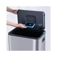 Контейнер для сміття JAH Soft Close З педаллю З внутрішнім відром Срібний металік 30 л (20264) - Зображення 8