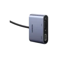 Перехідник USB 3.0 to HDMI + VGA CM449 gray Ugreen (20518) - Зображення 2