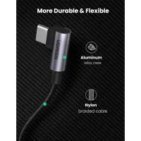 Дата кабель USB-C 2.0 to USB-C 3.0m 90° corner US334 black Ugreen (20583) - 10