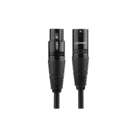 Кабель мультимедійний XLR M to XLR F 2.0m AV130 black Ugreen (20710) - 2