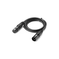 Кабель мультимедійний XLR M to XLR F 2.0m AV130 black Ugreen (20710) - 4