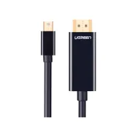 Кабель мультимедійний miniDisplayPort M to HDMI M 1.5m MD101 4K black Ugreen (20848) - 2