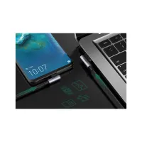 Дата кабель USB 2.0 AM to USB-C 0.5m 3A 90° corner US176 black Ugreen (20855) - 2
