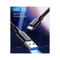 Дата кабель USB 3.0 AM to USB-C 0.5m 3A US184 black Ugreen (20881) - 2