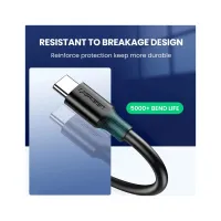 Дата кабель USB 3.0 AM to USB-C 0.5m 3A US184 black Ugreen (20881) - 6
