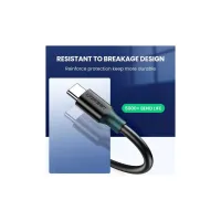 Дата кабель USB 3.0 AM to Type-C 1.0m US184 Black Ugreen (20882) - 5