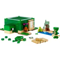 Конструктор LEGO Minecraft Пляжний будинок у формі черепахи 234 деталей (21254) - 2
