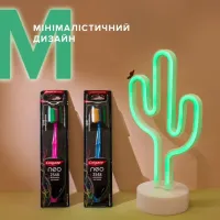 Зубна щітка Colgate Neon 2548 кінчиків щетинок середньої жорсткості Помаранчева (2172000000022) - Зображення 2