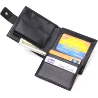 Гаманець Canpellini З натуральної шкіри Чорний (21772) - Зображення 7