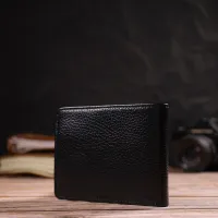 Гаманець Canpellini З натуральної шкіри Чорний (21875) - Зображення 9