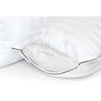 Подушка MirSon шовкова Hand Made Royal Pearl Natural 942 низька 40x60 (2200000557582) - 4