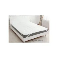 Наматрацник MirSon Eco Light №1712 EcoSilk Air-Soft звичайний на резинці по кутах White 180x200 см (2200002888349) - 2