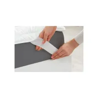 Наматрацник MirSon Eco Light №1712 EcoSilk Air-Soft звичайний на резинці по кутах White 180x200 см (2200002888349) - 4