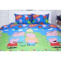 Постільна білизна MirSon Бязь Ranforce Elite 17-0507 Peppa 110х140 дитячий (2200004659855) - Зображення 1