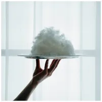 Ковдра MirSon зимова Шовкова Супер Тепла №9003 Eco Light Gray 200x220 см (2200005993514) - 5