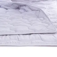 Ковдра MirSon антиалергенна EcoSilk всесезонна №9007 Eco Light Gray 155x215 см (2200005994344) - 9