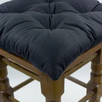 Подушка на стілець MirSon Ranforce Elite 16-9000 Black Stone 40х40 см (2200006185291) - 4