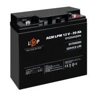 Батарея до ДБЖ LogicPower 12V 20Ah LP-6-DZM-20 (22882) - Зображення 2