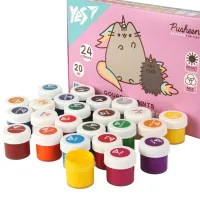 Гуашеві фарби Yes Pusheen 24 кольорів по 20 мл (230404) - 3