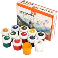 Гуашеві фарби Yes Orange Line 12 кольорів по 20 мл (230432) - 3