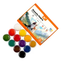 Гуашеві фарби Yes Orange Line 12 кольорів по 20 мл (230432) - 4