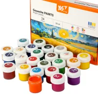 Гуашевые краски Yes Orange Line 24 кольорів по 20 мл (230434) - Изображение 3