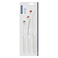 Набір ножів Tramontina Plenus Light Grey 3 шт (23498/313) - Зображення 3