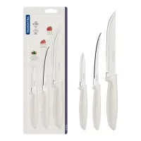 Набір ножів Tramontina Plenus Light Grey 3 шт (23498/313) - Зображення 5
