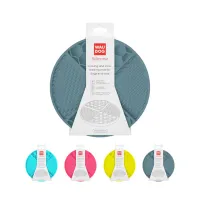 Універсальний посуд для тварин WAUDOG Silicone Килимок для злизування 21х21х3 см сірий (235011) - 1