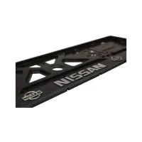 Рамка номерного знака CarLife пластик з об'ємними літерами NISSAN (2штт) (24-013) - 2