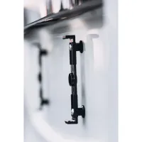 Рамка номерного знака Poputchik невидимки стандартні чорні, к-т 4шт (24-051-IS) - 6