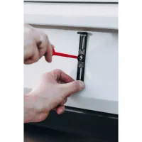 Рамка номерного знака Poputchik невидимки стандартні чорні, к-т 4шт (24-051-IS) - 7