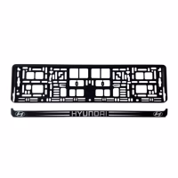 Рамка номерного знака Poputchik Hyundai (24-106-IS) - Image 2