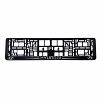 Рамка номерного знака Poputchik Hyundai (24-106-IS) - Image 1