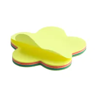 Бумага для заметок Axent с клейким слоем цветок 70х70мм, 50 листов (2443-05-A) - Изображение 1