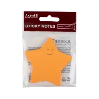Папір для нотаток Axent з клейким шаром Star 70х70мм, 50 аркушів (2444-03-A) - Зображення 2