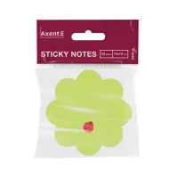 Папір для нотаток Axent з клейким шаром Flower 70х70мм, 50 аркушів (2444-05-A) - Зображення 2