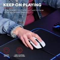 Мишка Trust GXT923 YBAR Wireless White (24889) - Изображение 7