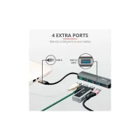 Концентратор Halyx 4-Port USB-A 3.2 Grey Trust (24947_TRUST) - 9