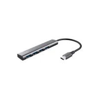 Концентратор Halyx Type-C to 4-Port USB-A 3.2 Grey Trust (24948_TRUST) - 1