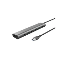 Порт-реплікатор Trust Dalyx 7-in-1 USB-A 3.2 Aluminium Dock (24967_TRUST) - 1
