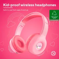 Навушники Trust Nouna Kids Wireless Pink (25274) - 2