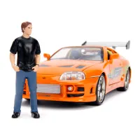 Машина Jada металева Форсаж Toyota Supra (1995) + фігурка Браяна 1:24 (253205001) - 1
