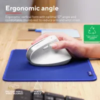 Мишка Trust Bayo+ Ergonomic Wireless/Bluetooth White (25399) - Зображення 12