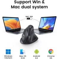 Мишка Ugreen MU008 Vertical Wireless Black (25444) - 8