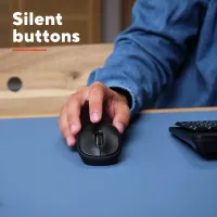 Мишка Trust Yvi+ Silent Wireless Glossy Black (25512) - Зображення 10